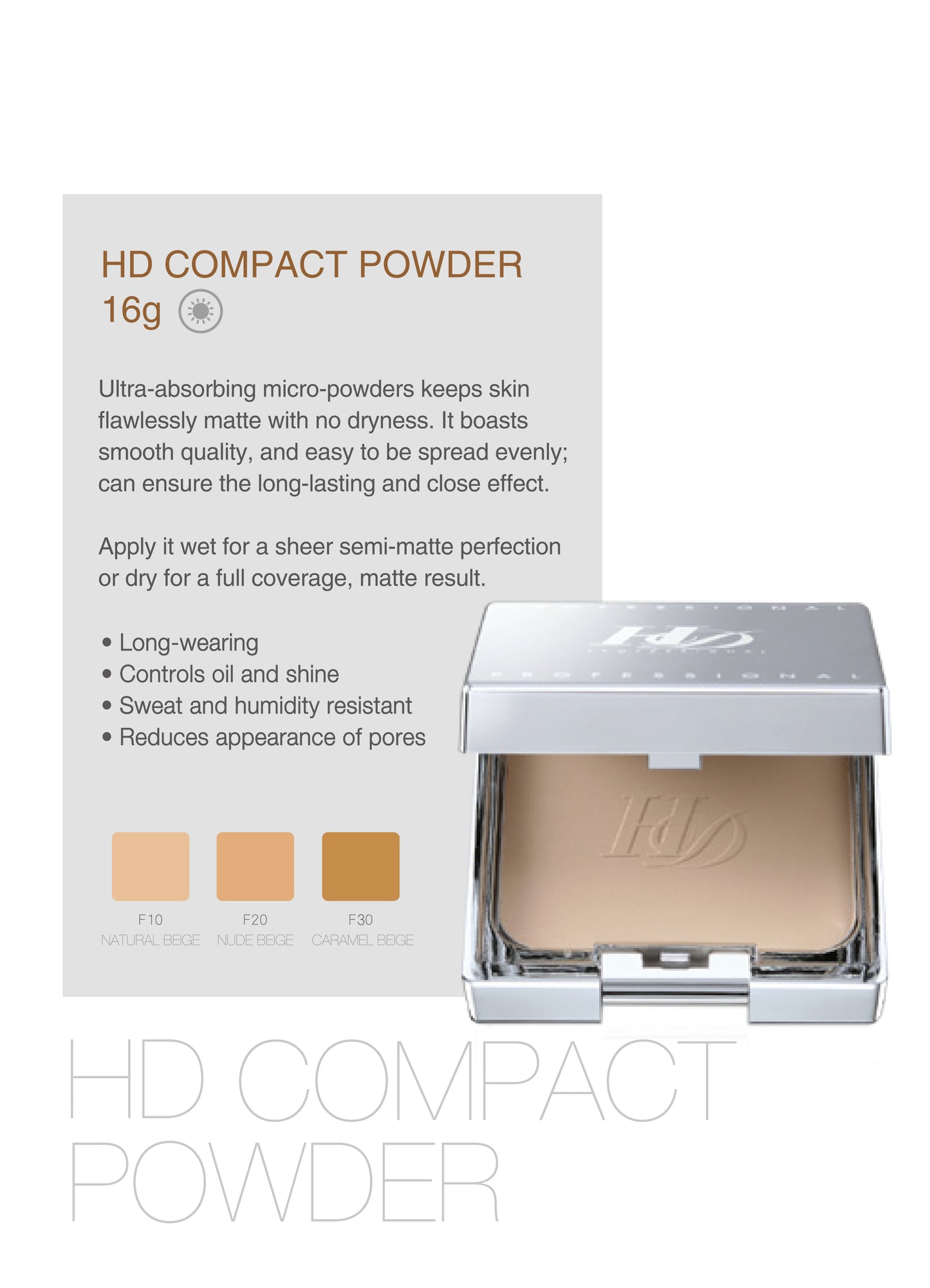 HD COMPACT POWDER 16g