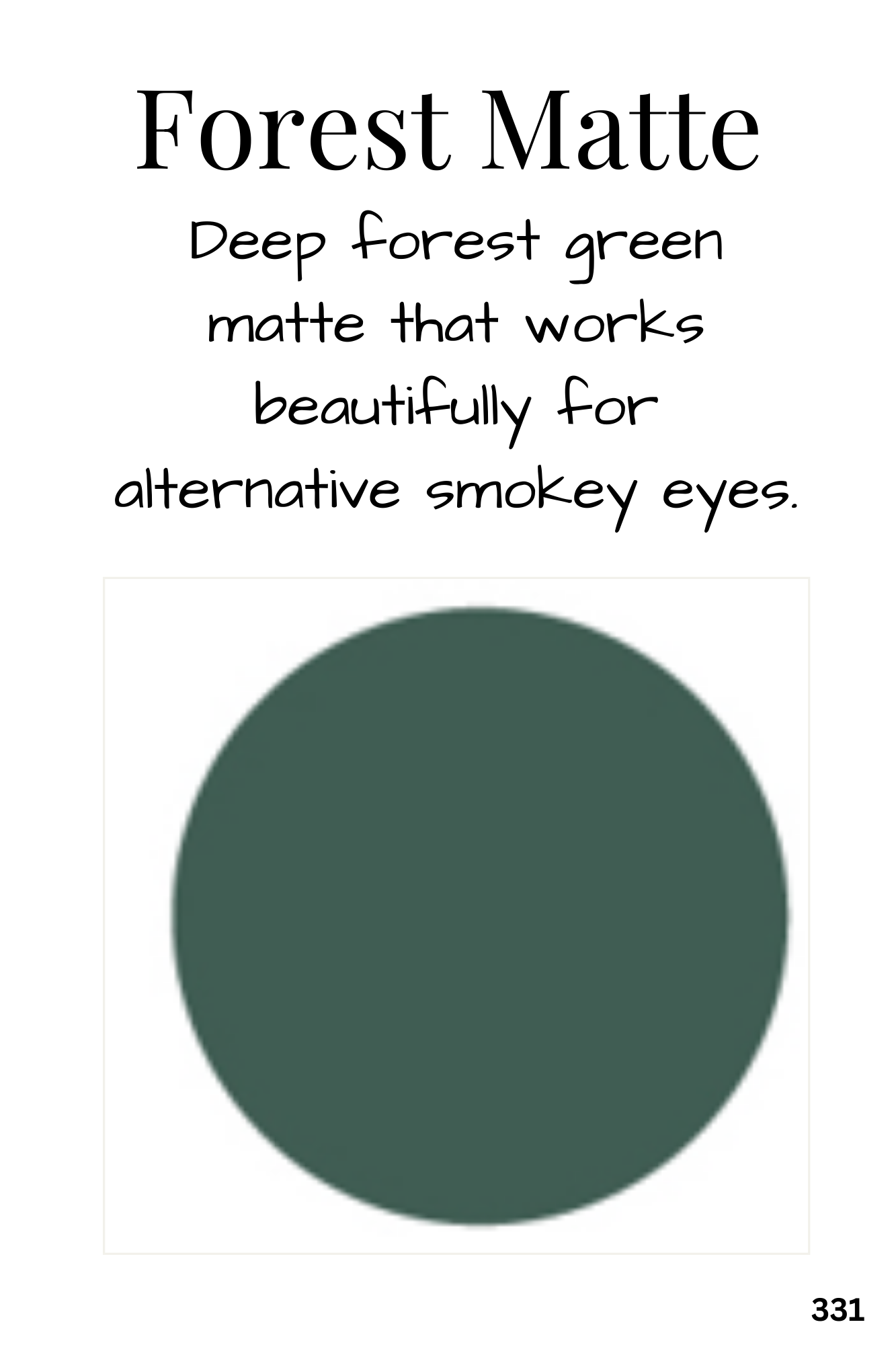 HD Beauty Eye Shadow (Matte) – 3.5g